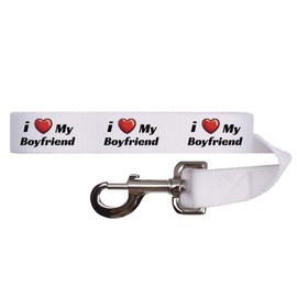 'I Love My Boyfriend' Dog Lead/Leash (DL00023406)