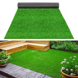 SSRIVER 118 x 39.5in Dog Grass Pad, Extra Large Artificial Grass Turf Mat, Fake Grass for Large Dog Potty Training Indoor Outdoor Balcony Patio Lawn Decoration