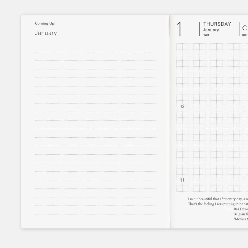 Hobonichi Techo 2026 Main Body Planner [A6/1 page per day
