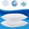 Adam Home 100% Brushed Microfiber Pillow Protectors (2 Pack, Standard