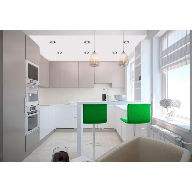 Sebson Recessed Luminaire / Recessed Spotlight, Silver (LED / Halogen)