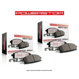 Powerstop Carbon-Fiber Ceramic Brake Pads+Hardware(