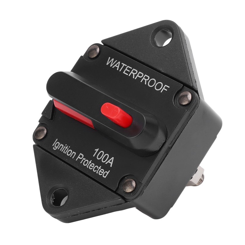 DC 32V Circuit Breaker with Switch Manual Reset Waterproof for