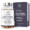 Lions Mane Supplement-18,000mg (30:1 Extract)+Zinc, Reishi & Cordyceps-3 Mushrooms Herbal