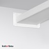 KOTARBAU® Wall Flange 204 x 60 mm Wall Plate Plastic