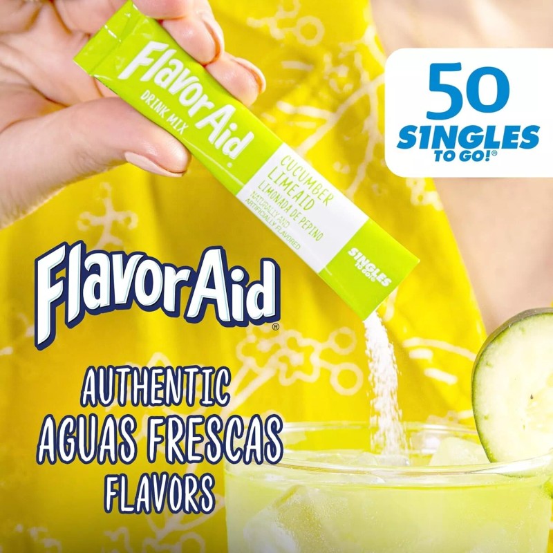 Flavor Aid Aguas Frescas Singles To Go Variety Pack, Powdered