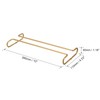 uxcell Wine Glass Rack Under Cabinet, 2Pcs 10-Inch Stemware Wine