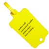 100pcs Reusable Blank Plastic Tags Ties Key Tags 1.45"*2.48" Serrated