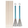 Drum Stick Brush Set Jazz Retractable Metal Wire 5A Rod