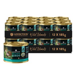 Addiction Wild Islands Island Birds Premium Chicken & Turkey Grain-Free Canned Cat Food 6.5 oz cans (Pack of 24)