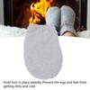 Foot Cast Socks Grey Elastic Thick Warm Fleece Soft Winter
