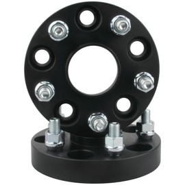 DCVAMOUS 2PC Black Hubcentric 5x4.75 Wheel Spacers 1 Inch with 12x1.5 Studs Compatible with Chevy GMC 5 Lug 5x120.65 for 1982-2003 Camaro | 1984-2019 Corvette | 1983-2005 Blazer | 1982-2004 S10