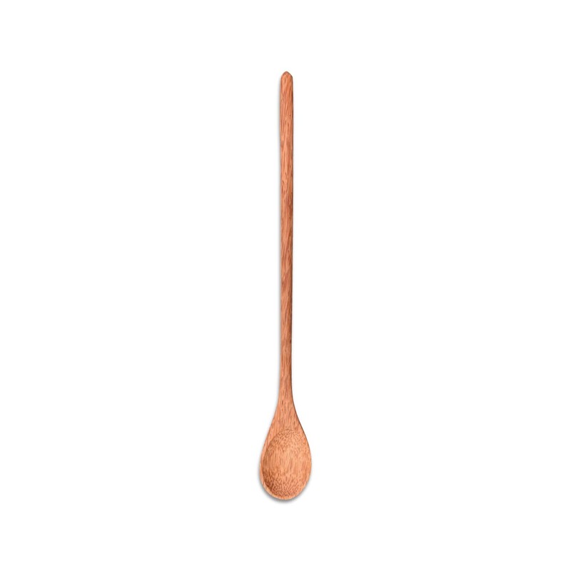 Coconut Tasting Spoon, 11.8 inches (30 cm), Wood, Long Spoon,