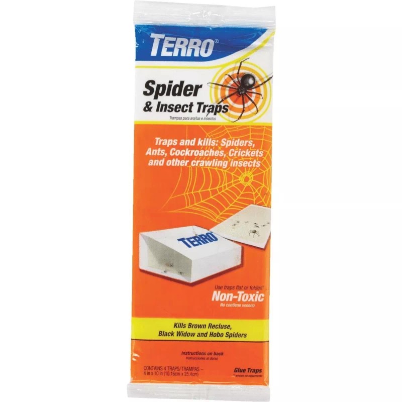 Terro (3 PACKS-4TRAPS PER PACK=12 TRAPS) Terro Insect And Spider