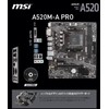 MSI Motherboard A520M-A PRO [Ryzen 5000 Series (AM4) Compatible] Micro