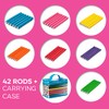 Tifara Beauty paquete de 42 ruleros flexibles, 7 pulgadas