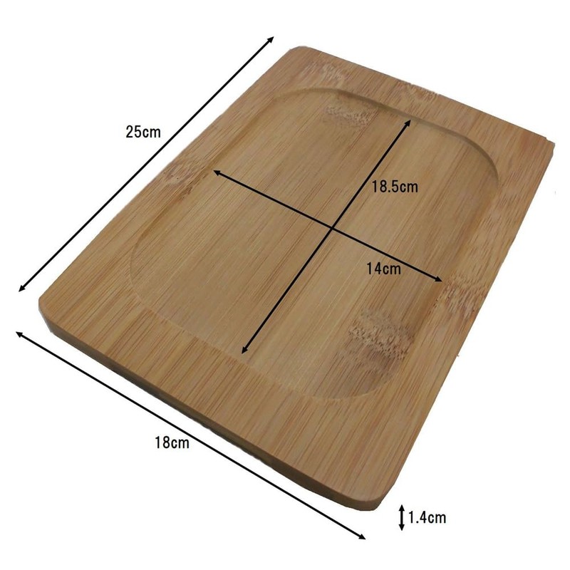 Ishigaki 4057 Grilling Meijin Square Deck, 9.8 x 7.1 inches