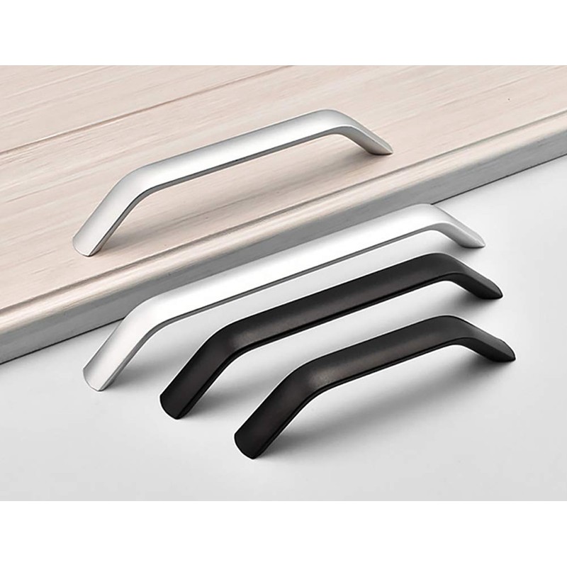 BOZONLI 2 Pcs Black Kitchen Cupboard Handles Cabinet Handles Drawer