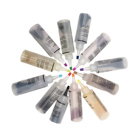 OHPHCALL 12-Color Tie Dye Pigment Set for DIY Clothing and Accessories Cold Water Fabric Dye for Cotton and Linen Includes Easy Application Tools