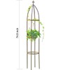 100% Metal Obelisk Garden Trellis 6.3 Feet Tall Sturdy Plant