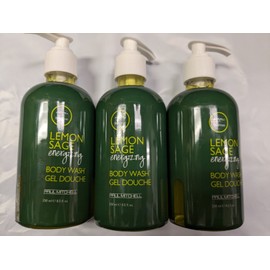 Paul Mitchell Lot Of (3) Paul Mitchell Tea Tree Lemon Sage Energizing Body Wash Gel 8.5 oz