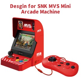 UNICO SNK MVS Mini Gamepad Red, SNK Classic Wired Game Controller for SNK Mini and NEOGEO Arcade Stick Pro