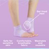 Glowxie Moisturising Gel Heel Socks for Cracked Heels - 2x