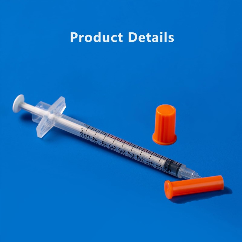 20 Pack 0.5ml Precision 30G Multiple Uses Measuring Tools(13mm), Plastic