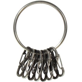 Nite Ize S-Biner 2" Dia. Stainless Steel, Steel Black Carded