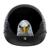 VCAN Cruiser New Patriotic Eagle USA Graphics Motorcycle Half Helmet