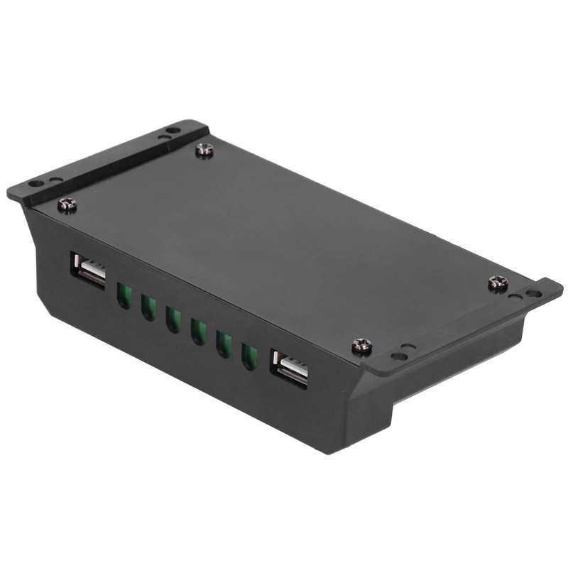 Solar Panel Regulator Charge Controller PWM Dual USB LCD Display