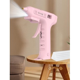 Cordless Hot Glue Gun, 20s Fast Preheat Hot Melt Glue Guns and sticks set, Rechargeable 2.6Ah Battery, Smart Power-off Hot Glue Gun with Built-in LED light, for Crafts DIY, Toys, Home Repair