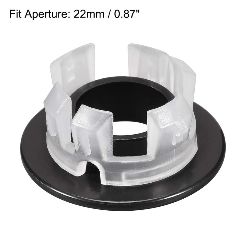 uxcell Sink Overflow Covers Kitchen Basin Trim Round Hole Caps