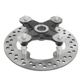 RALBDX Front/Rear Wheel Hub & Studs & Brake Rotor Compatible with Can Am Outlander Renegade 450 500 570 650 800 850 1000 2012-2021