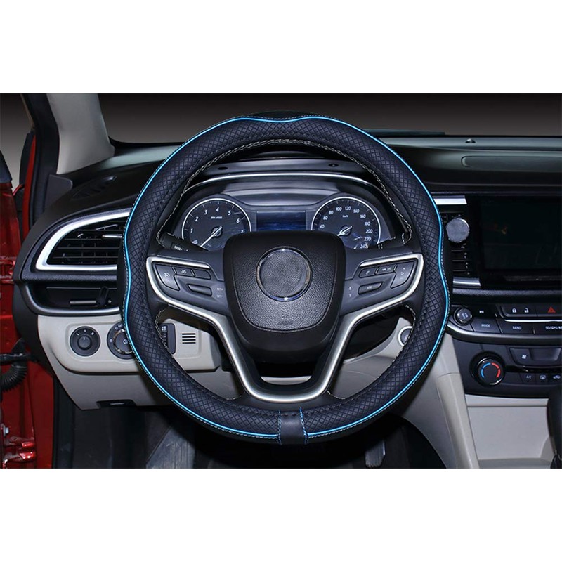 Mayco Bell 2019 New Black Microfibre Leather Steering Wheel Cover