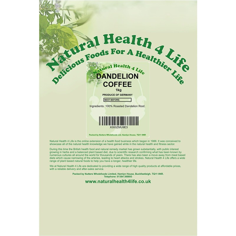 Natural Health 4 Life Coffee Subsititute Dandelion Coffee Roasted Dandlion