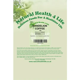 Natural Health 4 Life Coffee Subsititute Dandelion Coffee Roasted Dandlion Root Cut 1 kg in Resealable Pouch (1 Pouch)