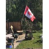 Canada Flag Set, 3x5 Feet Each, Pack of 2, Polyester