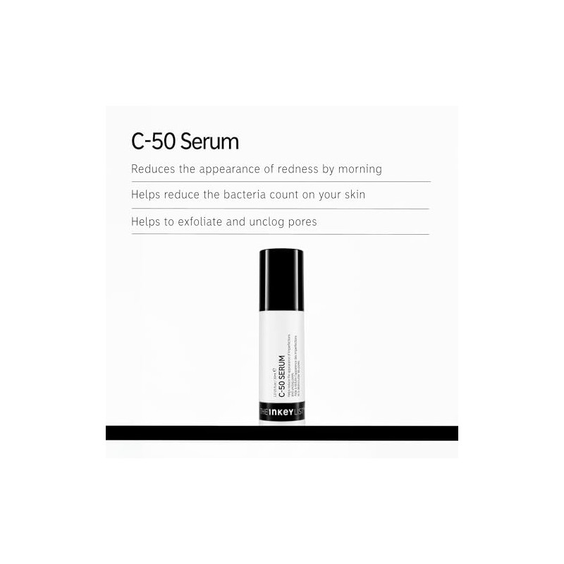 The INKEY List Tratamiento Nocturno C-50 para Imperfecciones, Tratamiento en