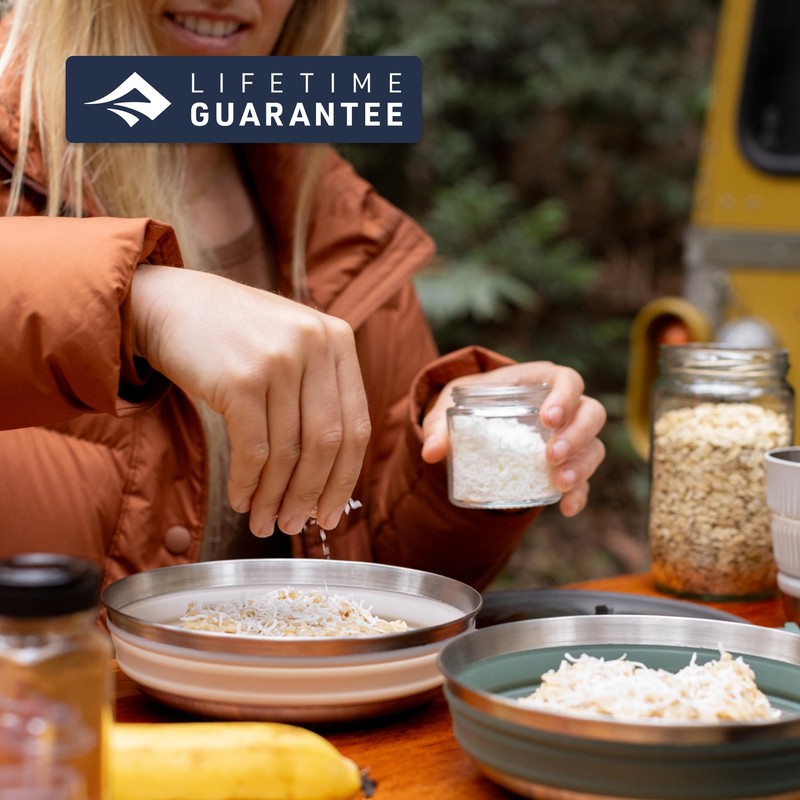 Sea to Summit Detour Stainless Steel Collapsible Bowl, Medium (22