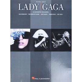 Lady Gaga - Piano Solo: 12 Favorites (Piano Solo