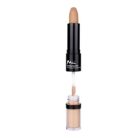 Mii Cosmetics | Double Delight Concealer & Serum, Jojoba Enriched Concealer | Contains Vitamin E, Helps to Reduce Puffiness & Dark Circles | Honey Delight 03