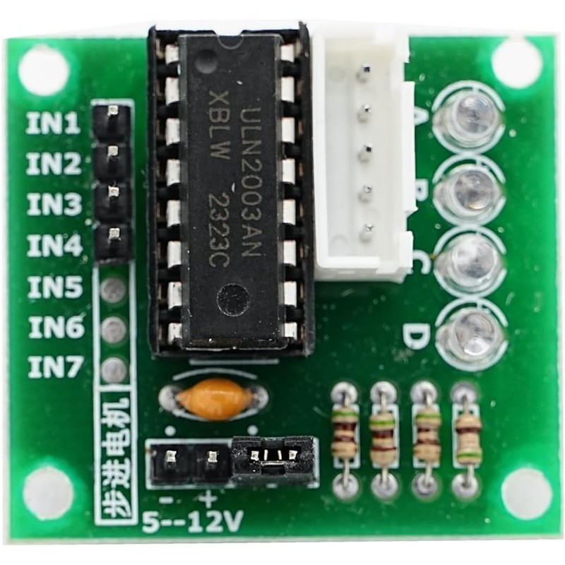 A-DIGISHUO 3Pcs ULN2003 28BYJ-48 4-Phase Stepper Motor with 5V Drive