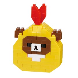 Kawada Nanoblock Chairoi Cobears (Shrimp Fry), 160 Pieces, 12 Years Old and Up Rilakkuma NBCC_175