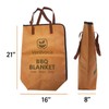 BBQ Blanket for Resting Brisket 21”×16”, Breathable Insulated Meat Wrap