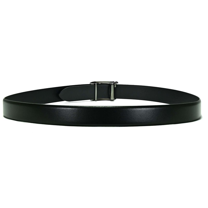 Lloyd Automatic Leather Belt 35 mm Shortenable Cambered Black, black