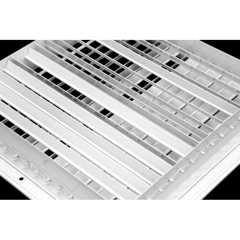 12"w X 12"h Aluminum Double Deflection Adjustable Air Supply HVAC