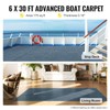 Gray Marine Carpet 6 ft x 29.5 ft, Boat Carpet