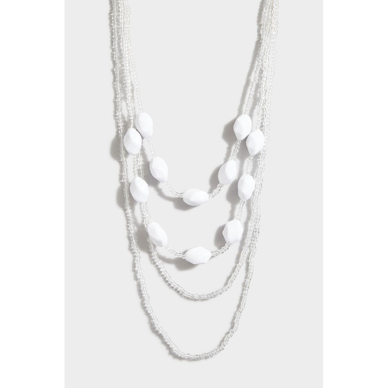 Yours - Beaded Layered Necklace - Women's - Plus Size