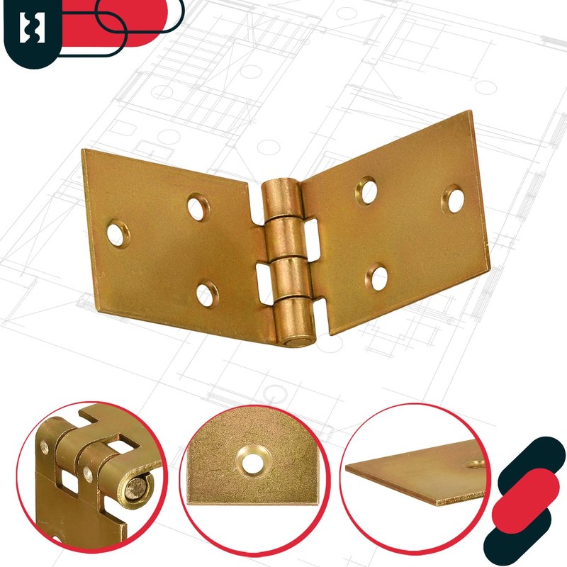 KOTARBAU Box Hinge 100 x 35 mm Pack of 10